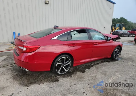 2021 Honda Accord Sport from USA, damaged, VIN 1HGCV1F30MA043891